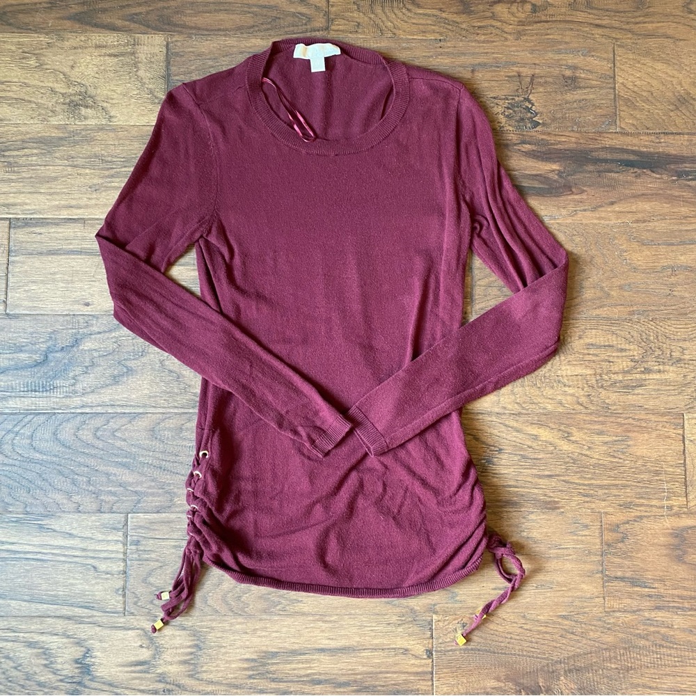 Michael Khors Maroon Sweater